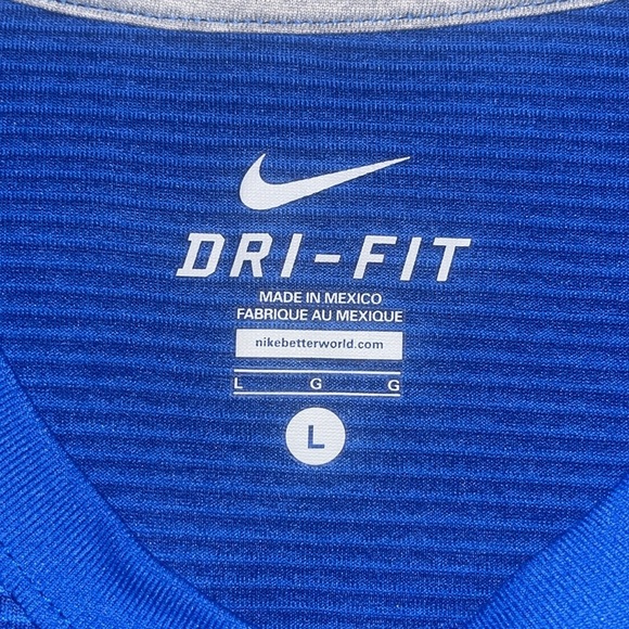 Nike men’s Blue Short Sleeve dri fit Tee size large - Picture 4 of 7